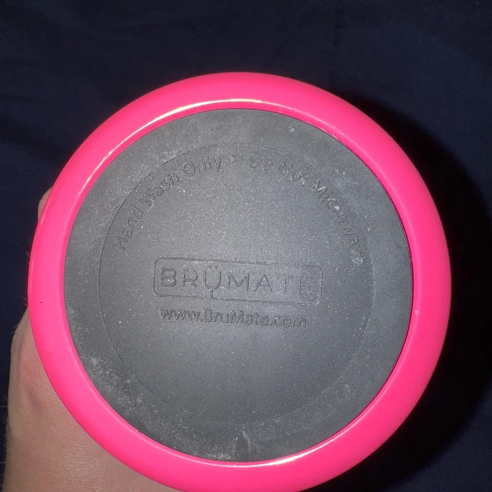 BrüMate Hot Pink Insulated Tumbler Koozie - Picture 2 of 3